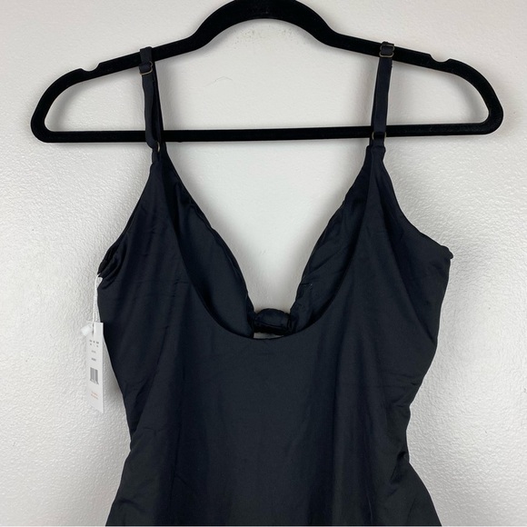Andie The Santorini One Piece Swimsuit Cut-Out Black Size L NWT - Picture 8 of 10